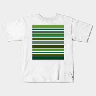 Shades of Green Kids T-Shirt